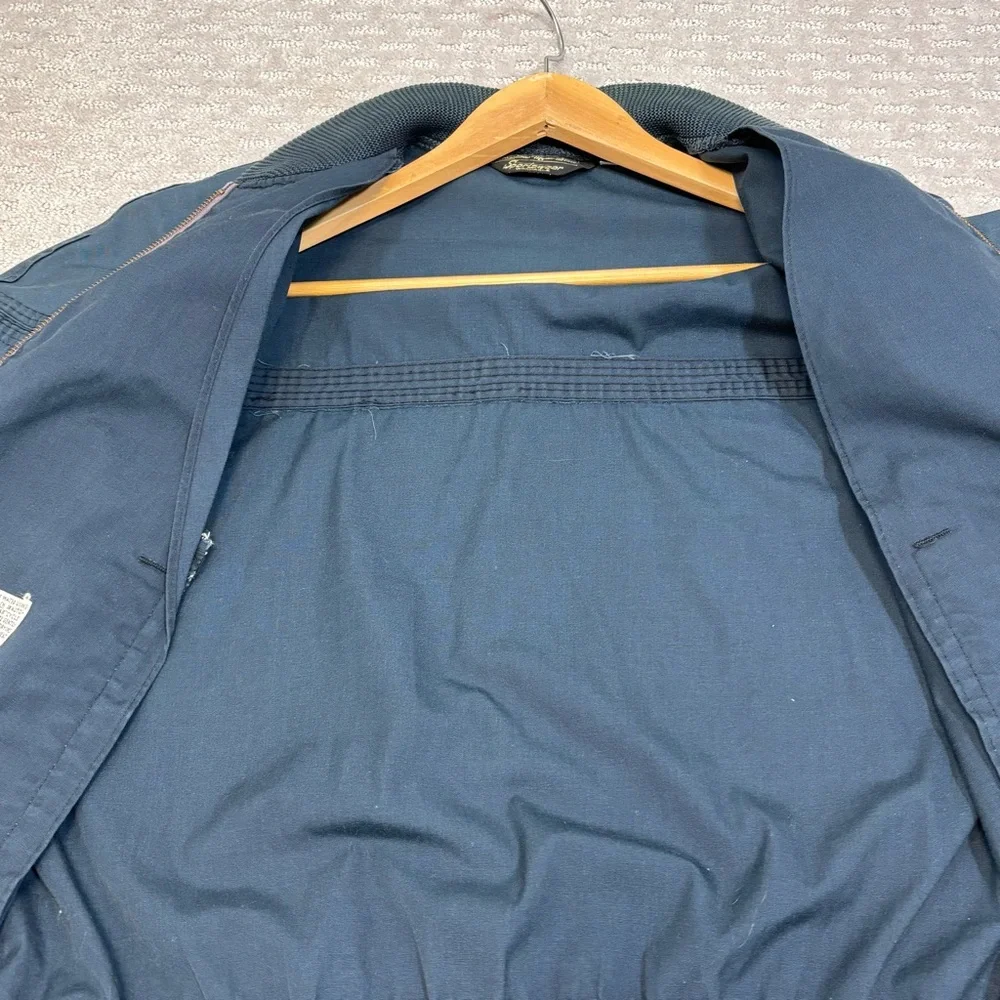 Vintage Sears The Men's Sportswear Jacket Size 40 Blue‎ Zip Up